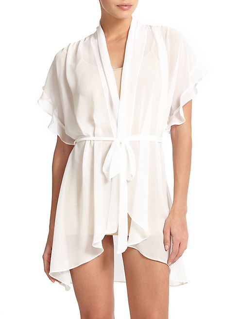 Jonquil - Raquel Chiffon Short Wrap Robe