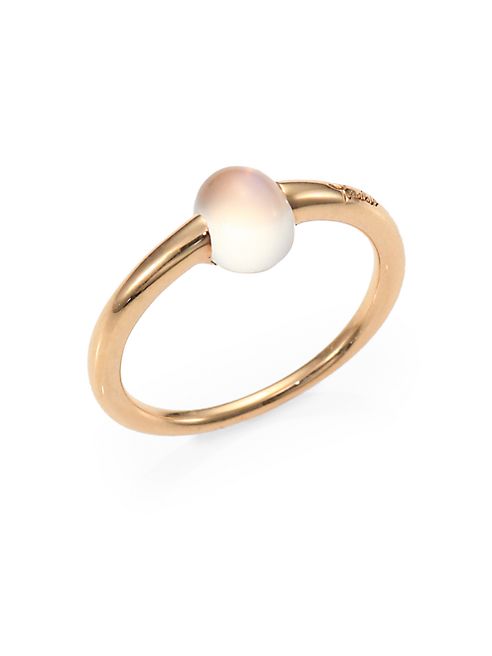 Pomellato - M'Ama Non M'Ama Moonstone & 18K Rose Gold Cabochon Ring