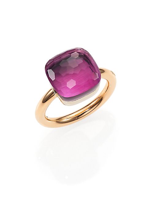 Pomellato - Nudo Amethyst & 18K Rose Gold Ring