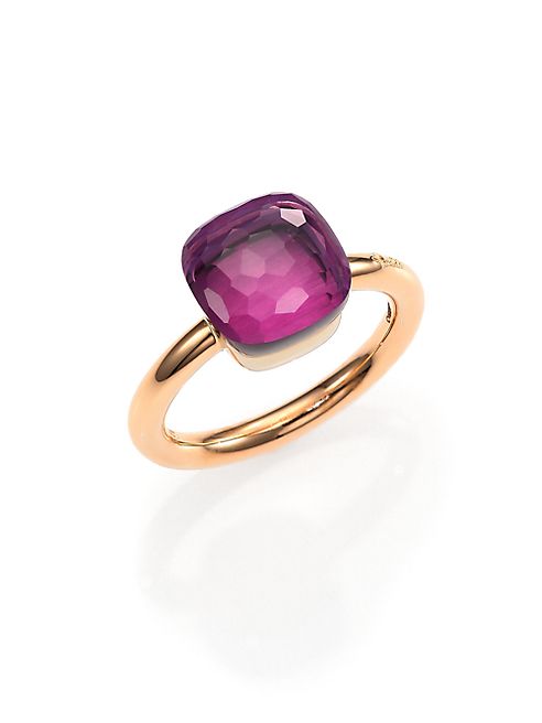 Pomellato - Nudo Amethyst & 18K Rose Gold Ring