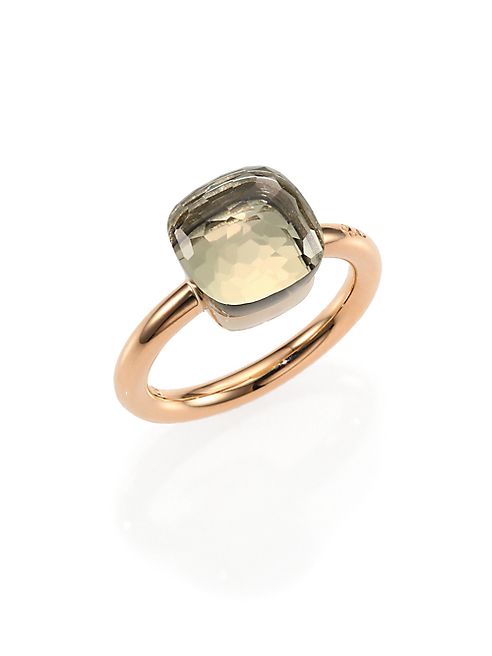 Pomellato - Nudo Prasiolite & 18K Rose Gold Ring