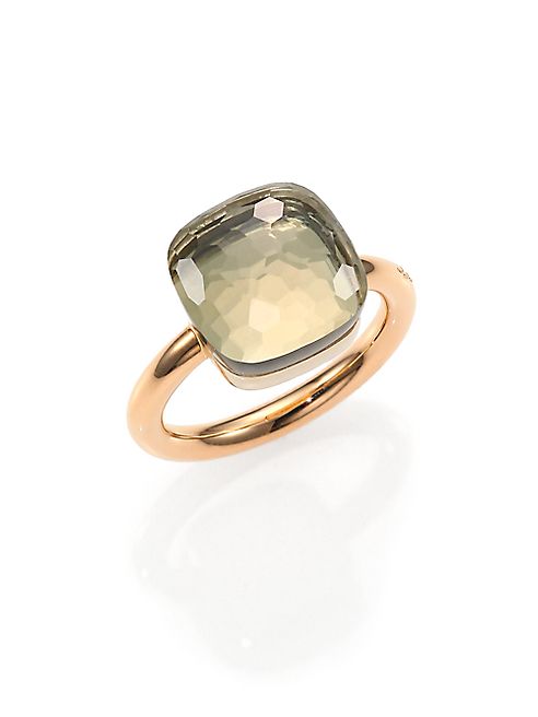 Pomellato - Nudo Prasiolite & 18K Rose Gold Ring