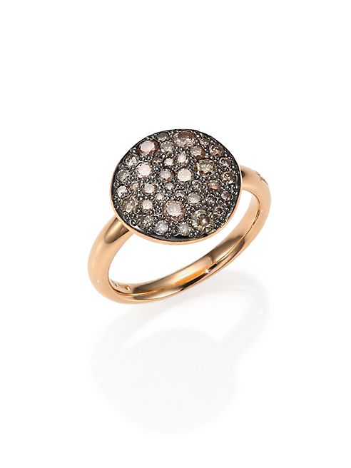 Pomellato - Sabbia Brown Diamond & 18K Rose Gold Ring