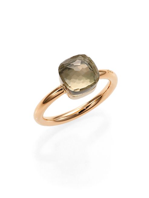 Pomellato - Nudo Prasiolite & 18K Rose Gold Small Ring