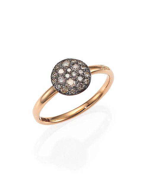 Pomellato - Sabbia Brown Diamond & 18K Rose Gold Small Ring