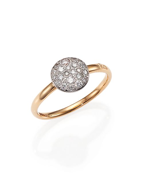 Pomellato - Sabbia Diamond & 18K Rose Gold Small Ring