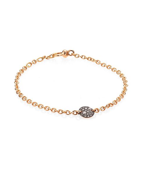 Pomellato - Sabbia Brown Diamond & 18K Rose Gold Thin Bracelet