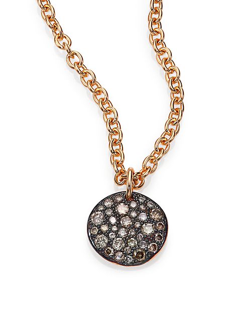 Pomellato - Sabbia Brown Diamond & 18K Rose Gold Pendant