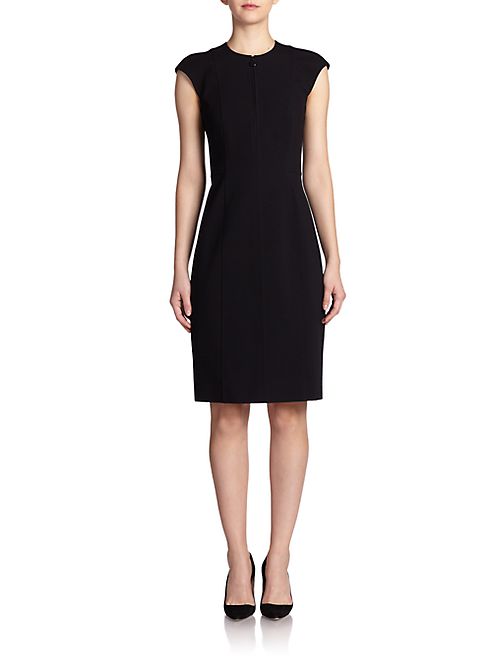 Akris punto - Essentials Jersey Cap-Sleeve Sheath