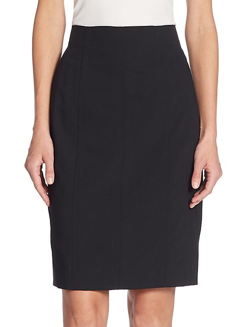 Akris punto - Elements Wool Pencil Skirt