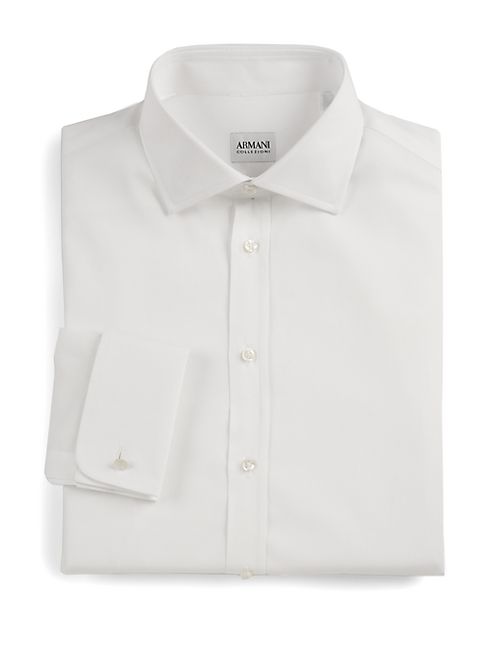 Armani Collezioni - Modern-Fit French Cuff Dress Shirt