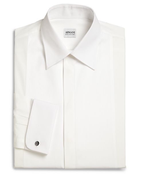 Armani Collezioni - French-Cuff Tuxedo Shirt