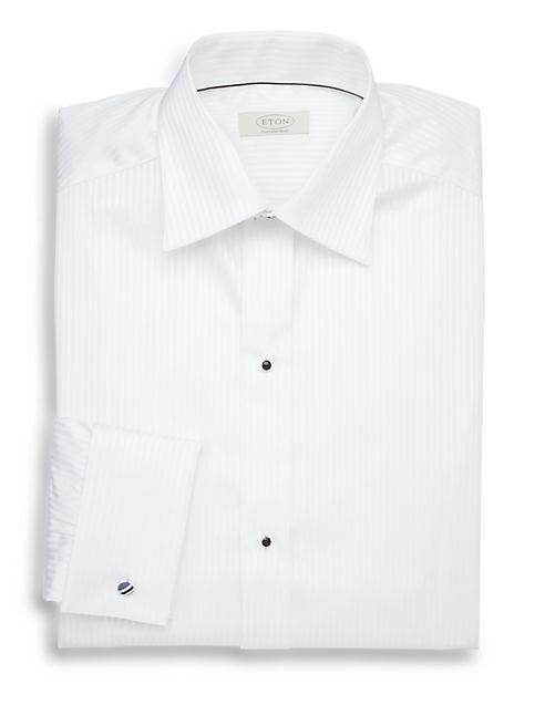 Eton - Contemporary-Fit Tonal Stripe Formal Dress Shirt