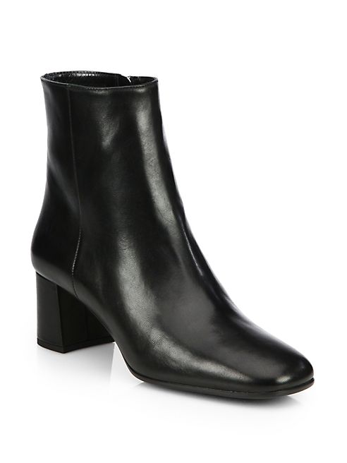 Prada - Leather Ankle Boots