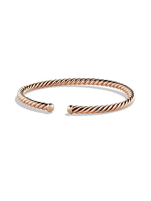 David Yurman - Petite Precious Cable Bracelet in Rose Gold