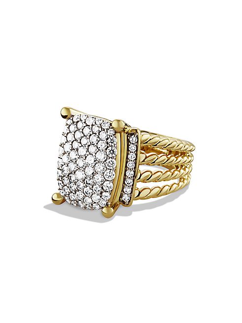 David Yurman - Wheaton Ring with Diamonds in Gold