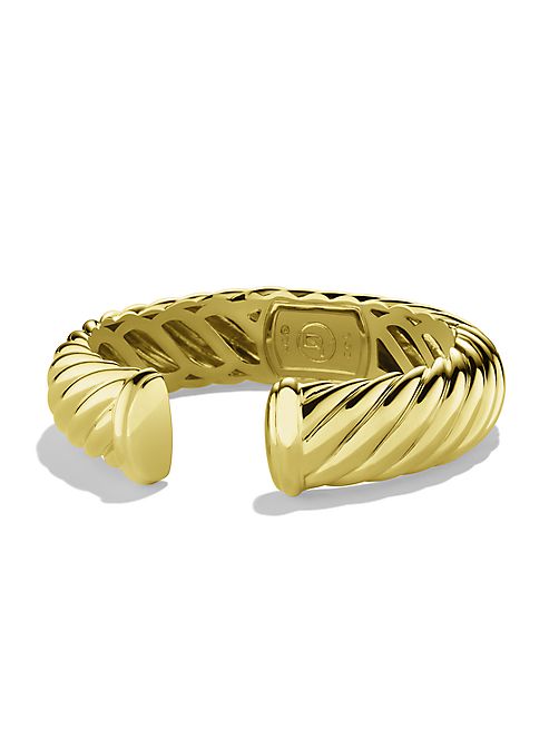 David Yurman - Sculpted Cable Cuff in Gold