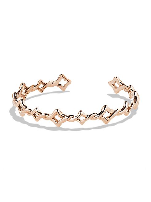 David Yurman - Venetian Quatrefoil Cuff Bracelet in Rose Gold