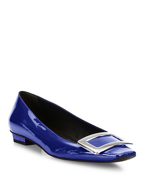 Roger Vivier - Belle Vivier Leather Mid-Heel Pumps