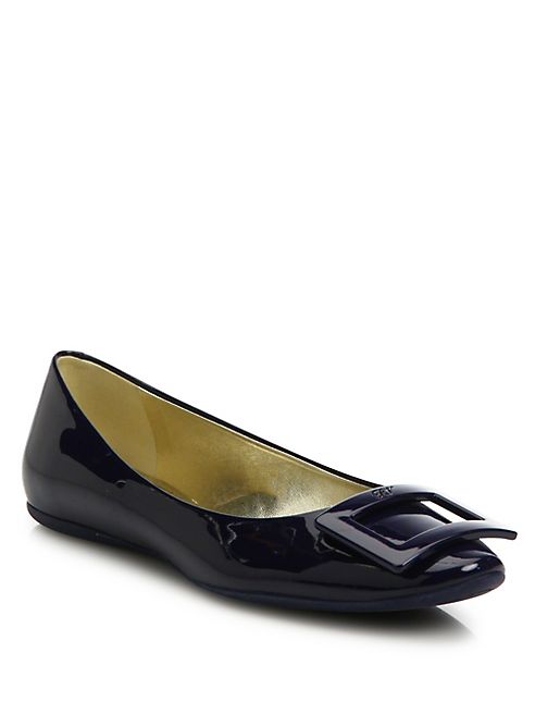 Roger Vivier - Gommette Patent Leather Ballet Flats