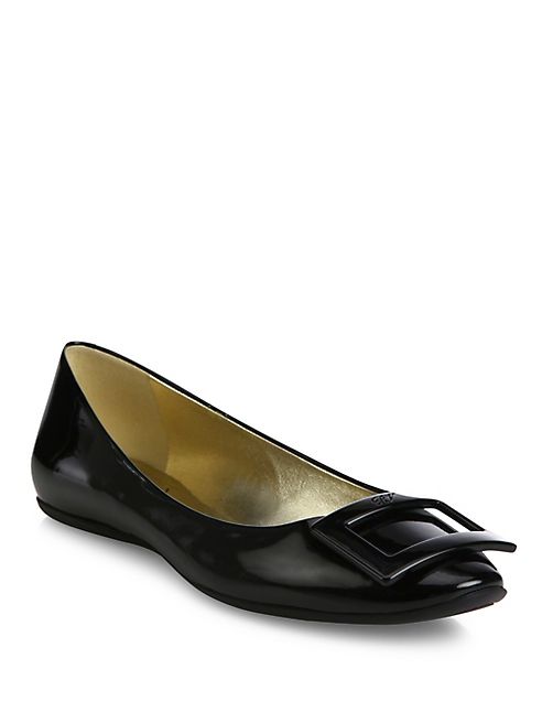 Roger Vivier - Gommette Patent Leather Flats