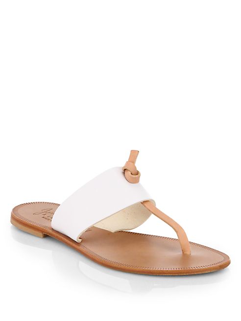 Joie - Nice Two-Tone Leather Sandals