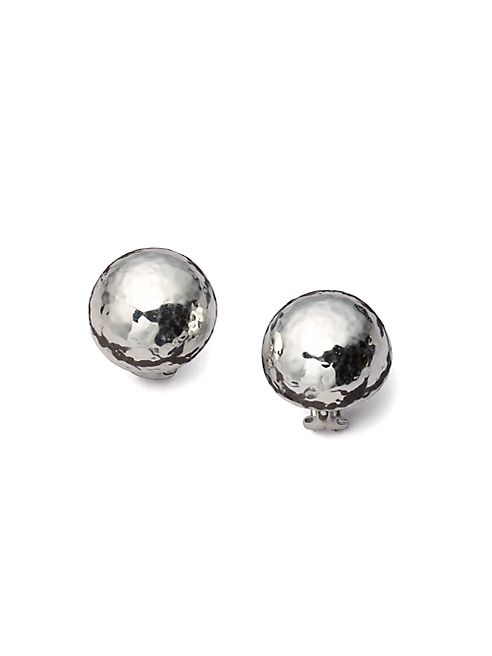 IPPOLITA - Glamazon Sterling Silver Half Ball Button Earrings