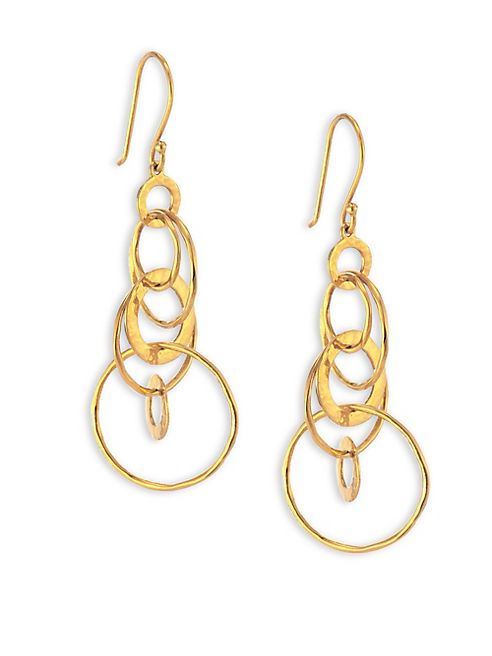 IPPOLITA - Glamazon 18K Yellow Gold Mini Jet Set Drop Earrings