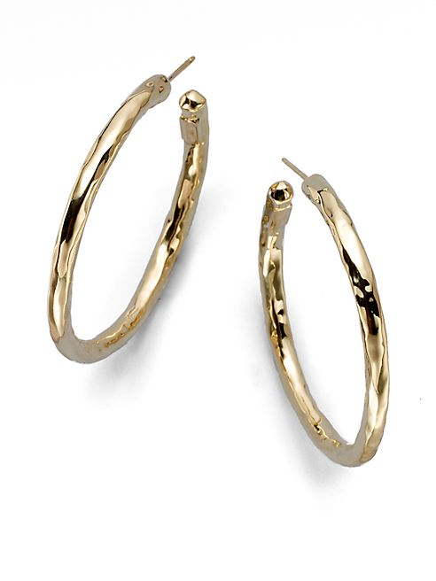 IPPOLITA - Glamazon 18K Yellow Gold #3 Hoop Earrings/1.5