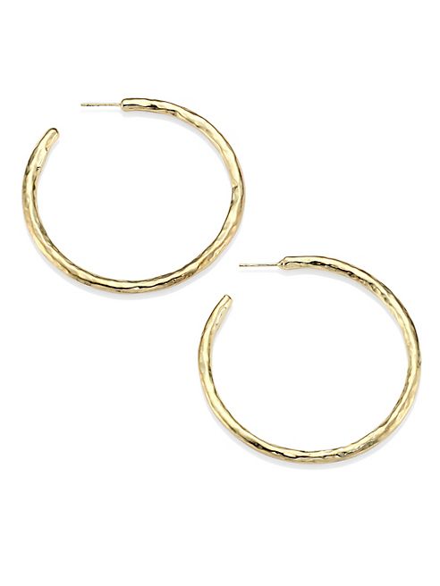 IPPOLITA - Glamazon 18K Yellow Gold #4 Hoop Earrings/2.15