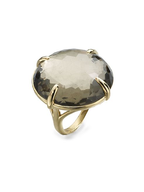 IPPOLITA - 18K Yellow Gold Pyrite Doublet Cocktail Ring