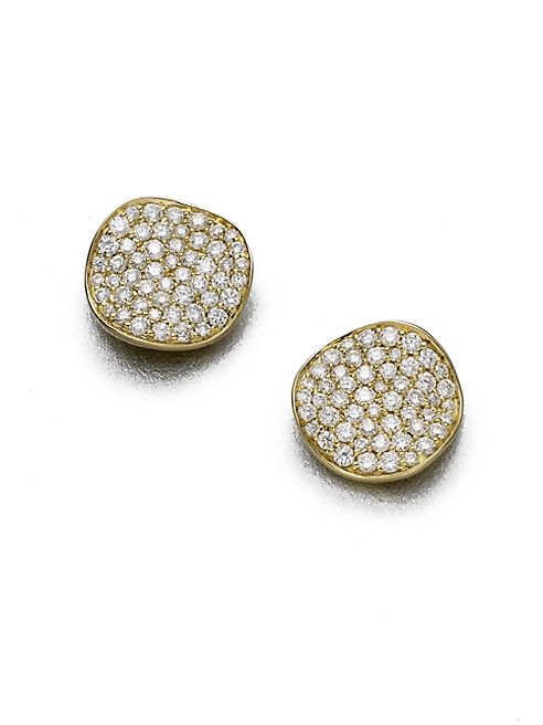 IPPOLITA - Stardust Diamond & 18K Yellow Gold Large Stud Earrings