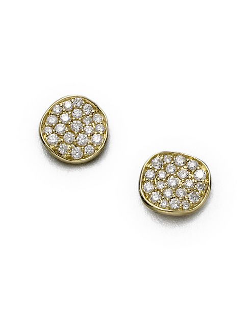 IPPOLITA - Stardust Diamond & 18K Yellow Gold Small Stud Earrings