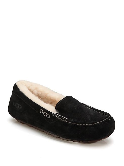 UGG - Ansley Suede UGGpure Moccasin Slippers