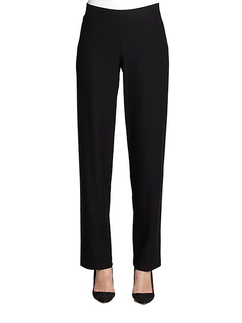 Eileen Fisher - Stretch Straight-Leg Pants