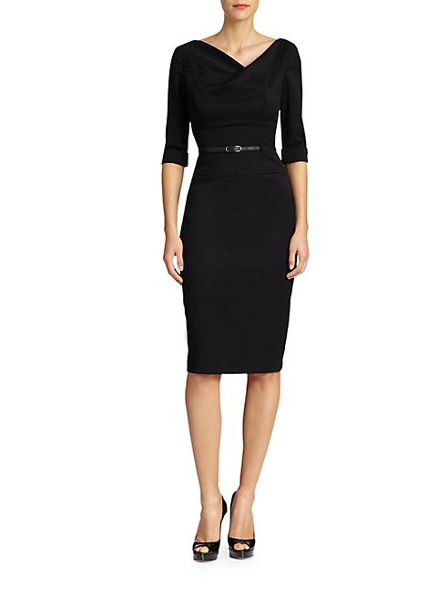 Black Halo - Jackie O. Three-Quarter Sleeve Dress