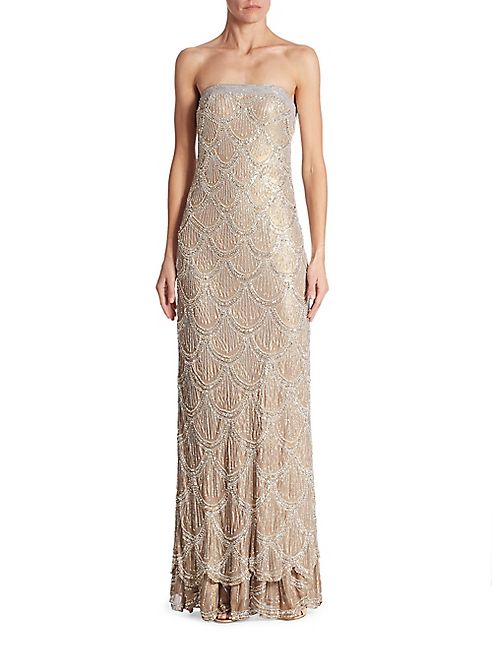 Basix Black Label - Boustieau Beaded Gown