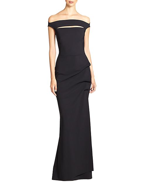 La Petite Robe di Chiara Boni - Melania Off-The-Shoulder Gown