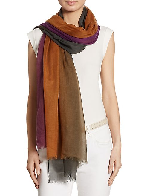 Loro Piana - Ombre-Effect Cashmere Scarf