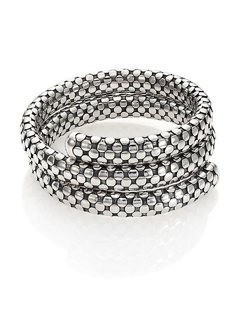 John Hardy - Dot Sterling Silver Double-Coil Bracelet