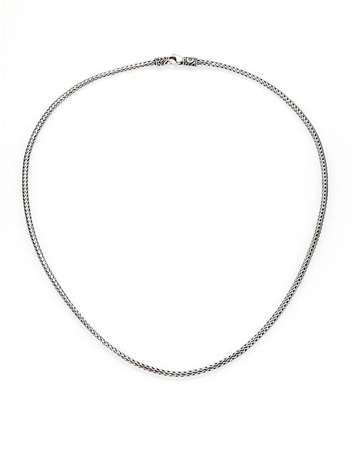 John Hardy - Classic Chain Sterling Silver Mini Necklace/18