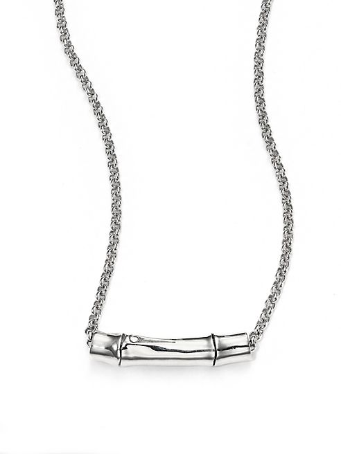 John Hardy - Bamboo Sterling Silver Slider Pendant Necklace