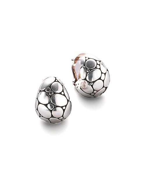 John Hardy - Kali Sterling Silver Buddha Belly Earrings