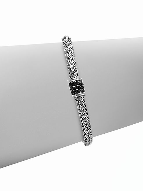 John Hardy - Classic Chain Black Sapphire & Sterling Silver Bracelet