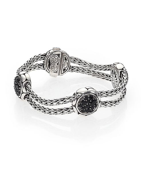 John Hardy - Kali Black Sapphire & Sterling Silver Four-Station Bracelet