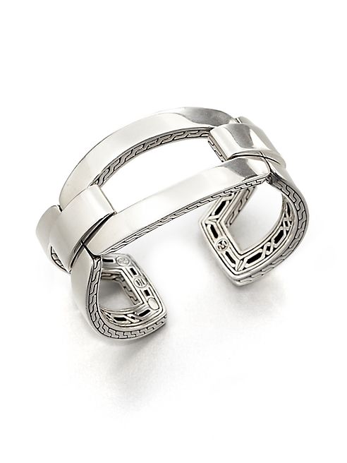 John Hardy - Classic Chain Sterling Silver Link Cuff Bracelet