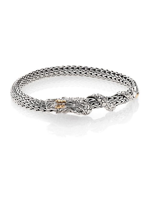 John Hardy - Naga 18K Yellow Gold & Sterling Silver Chain Bracelet