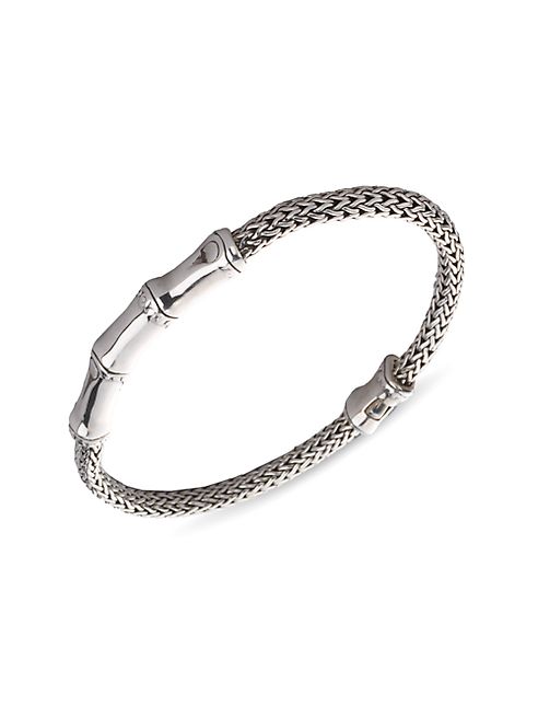 John Hardy - Bamboo Sterling Silver Station Chain Bracelet