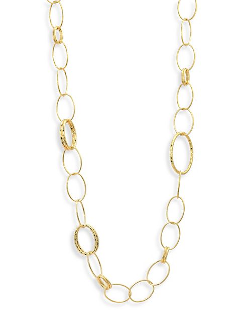 IPPOLITA - Glamazon 18K Yellow Gold Bastille Mixed Link Necklace