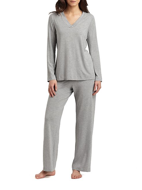 Hanro - Champagne Long-Sleeve Pajamas